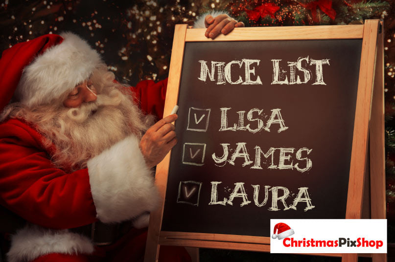 SANTA'S NICE LIST | HIGH QUALITY IMAGE | £12.99! Was £1̶4̶.9̶9̶! ⭐⭐⭐⭐⭐