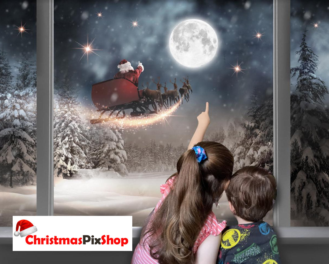 WATCHING SANTA | HIGH QUALITY IMAGE | £12.99! Was £1̶4̶.9̶9̶! ⭐⭐⭐⭐⭐