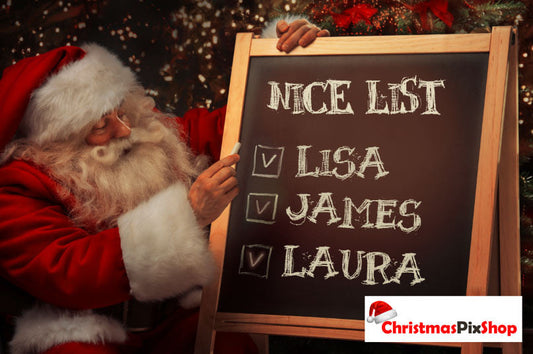 SANTA'S NICE LIST | HIGH QUALITY IMAGE | £12.99! Was £1̶4̶.9̶9̶! ⭐⭐⭐⭐⭐