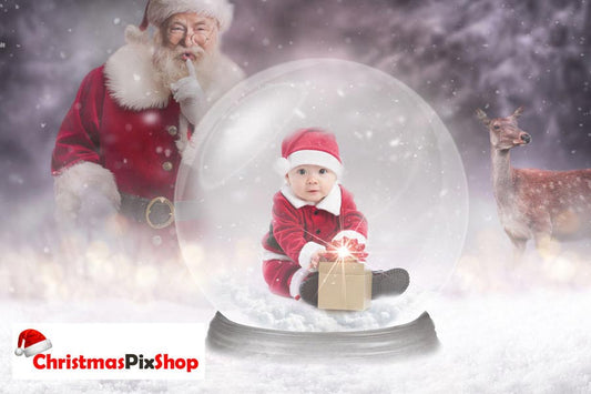 SANTA HIDING | HIGH QUALITY IMAGE | £12.99! Was £1̶4̶.9̶9̶! ⭐⭐⭐⭐⭐