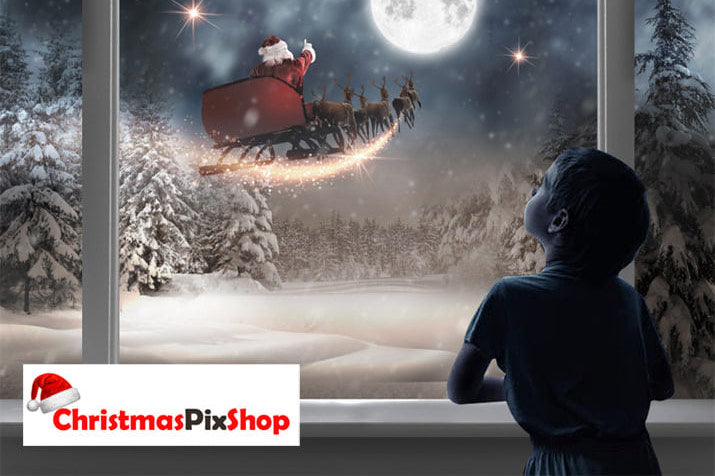 WATCHING SANTA | HIGH QUALITY IMAGE | £12.99! Was £1̶4̶.9̶9̶! ⭐⭐⭐⭐⭐