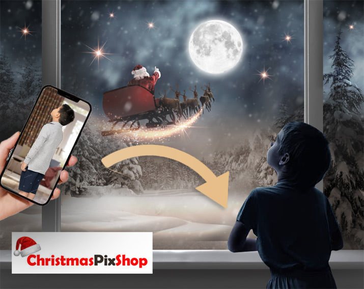 WATCHING SANTA | HIGH QUALITY IMAGE | £12.99! Was £1̶4̶.9̶9̶! ⭐⭐⭐⭐⭐